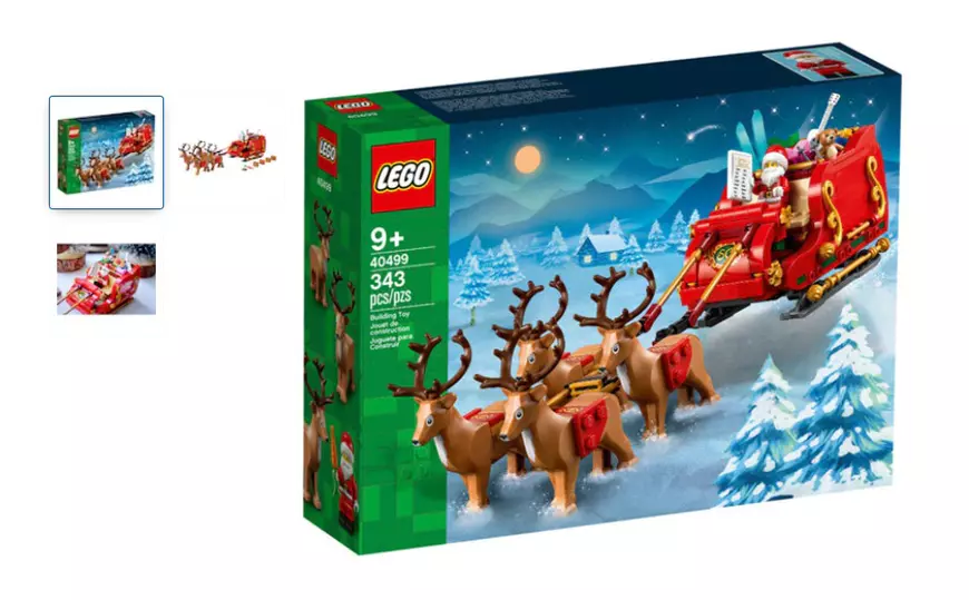 Idei de cadouri pentru bradul de Crăciun - Lego Sania lui Moş Crăciun