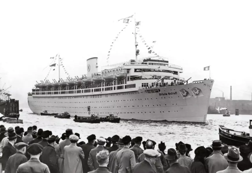 Cele mai mari dezastre navale din istorie - Imagine cu nava Wilhelm Gustloff