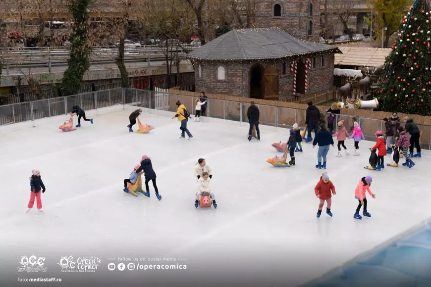 Unde putem să patinăm în București? Cișmigiul e cea mai scumpă locație, în Piața Obor, accesul e gratuit