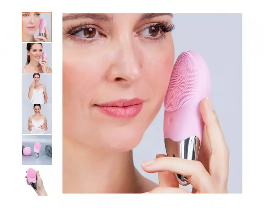 Peria silicon Soft Touch Clean pentru îngrijire facială