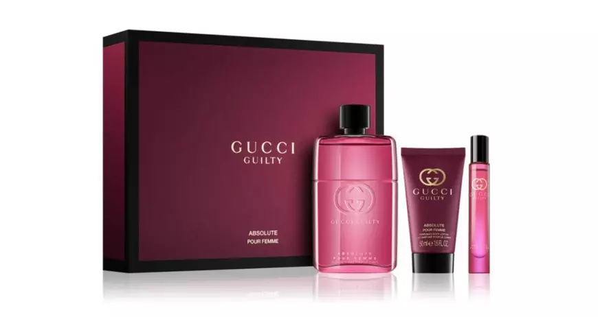 Idei de cadouri pentru bradul de Crăciun - parfum Gucci Guilty Absolute Pour Femme