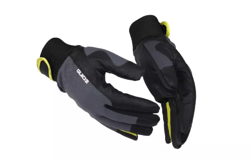 Set mănuși de iarnă impermeabile de protecție din piele sintetică, Guide 775W, mărimea L 