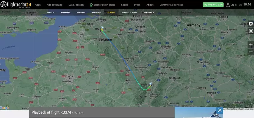Politico: TAROM a deviat o cursă Bruxelles-București pentru a lua eurodeputați români de la Strasbourg. Explicațiile companiei aeriene