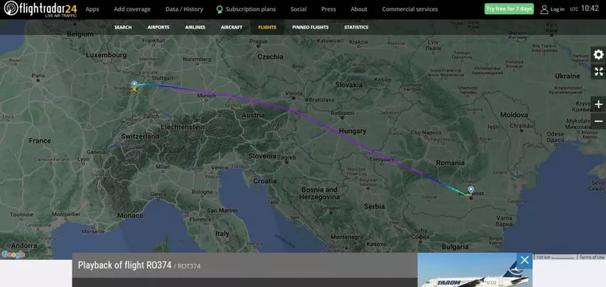 Politico: TAROM a deviat o cursă Bruxelles-București pentru a lua eurodeputați români de la Strasbourg. Explicațiile companiei aeriene