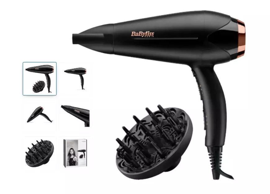 Idei de cadouri pentru bradul de Crăciun - Uscător BaByliss D570DE