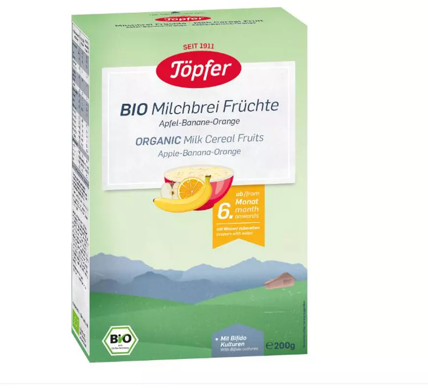 Cerealele BIO griș de grâu cu lapte Topfer