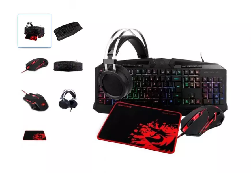 Gadget-uri moderne la reducere în oferta Flanco de astăzi, 12 ianuarie - Kit gaming Redragon S112