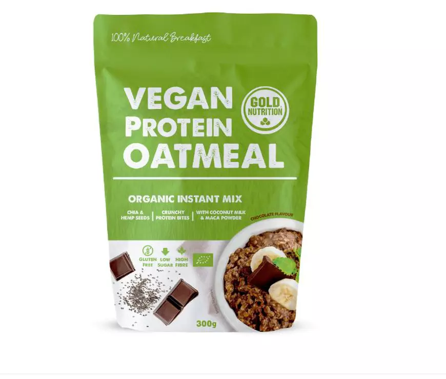 Terci de ovăz cu proteine vegane