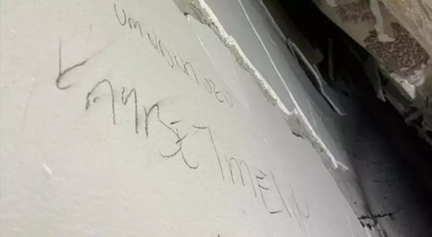 „Nu-ți pierde speranța!”. Mesajul scris pe perete de un tânăr, salvat la 64 de ore după cutremurul din Turcia