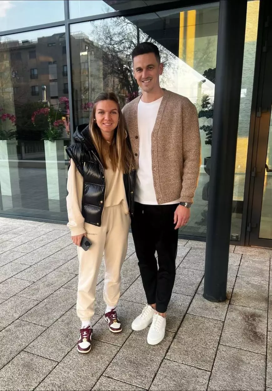 Simona Halep s-a fotografiat alături de un fotbalist român. „Asta da surpriză de Florii”