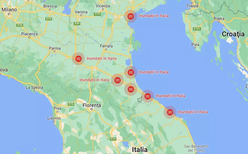 „Ceva nemaiîntâlnit în acest secol. Trebuie să ne pregătim, aceasta este criza climatică”. Italia caută o explicație pentru inundațiile catastrofale