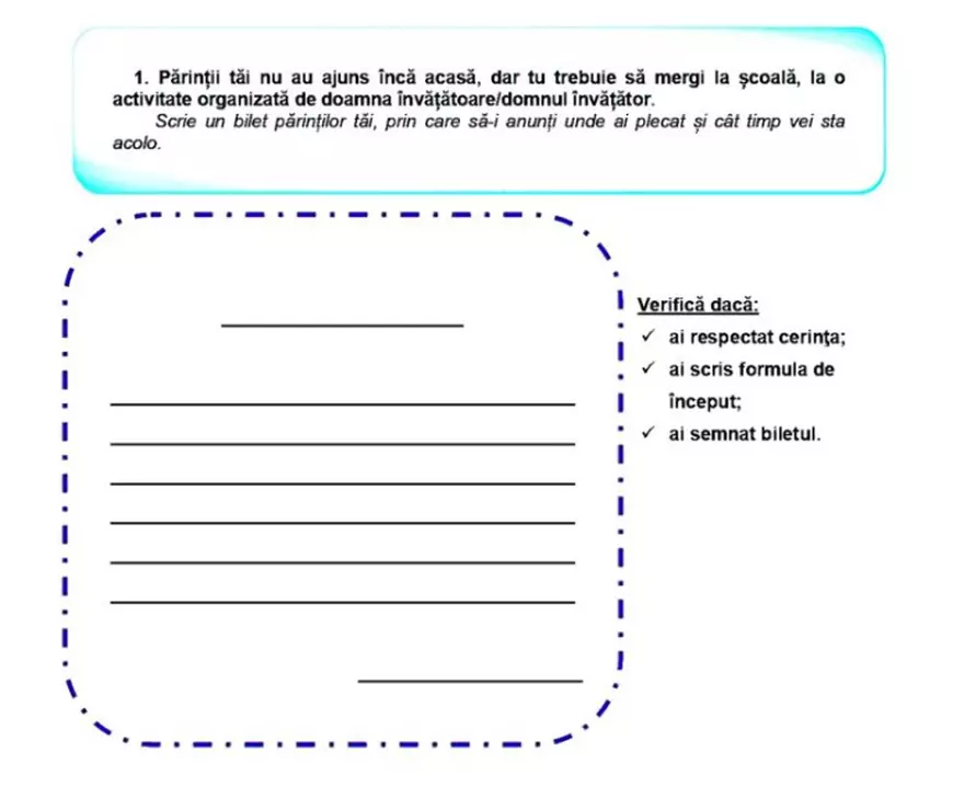 Subiectele la Limba română de la Evaluarea Națională pentru clasa a II-a. Ce au avut de rezolvat elevii