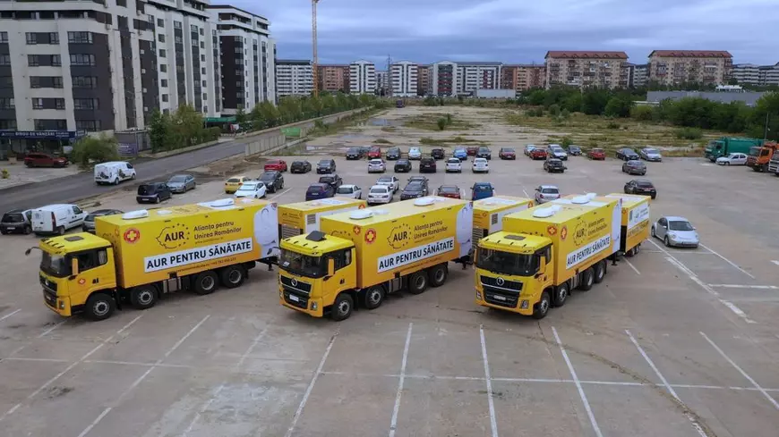 După Caravana educației de la PSD, urmează Caravana sanitară de la AUR. Partidul pleacă la drum cu autospeciale de un milion de euro. „Facem propagandă la ieșire”