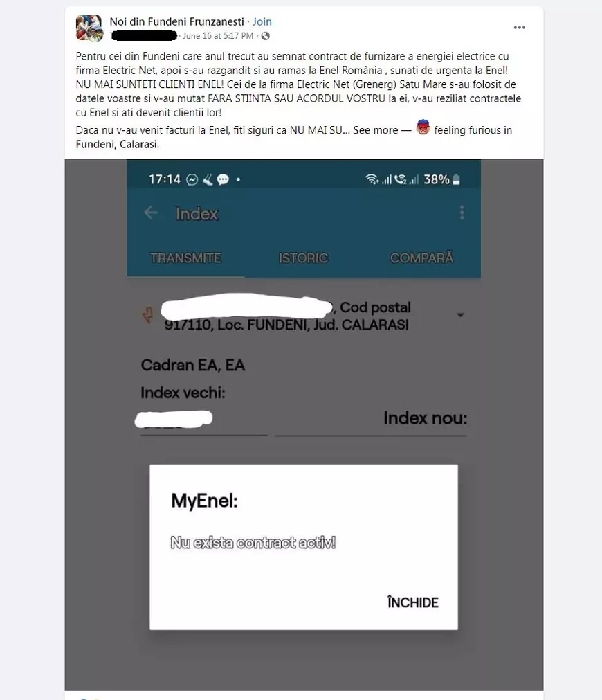 Furnizor de energie, acuzat că a păcălit sătenii din două localități și a făcut contracte de electricitate fără acordul lor. Ce spune compania