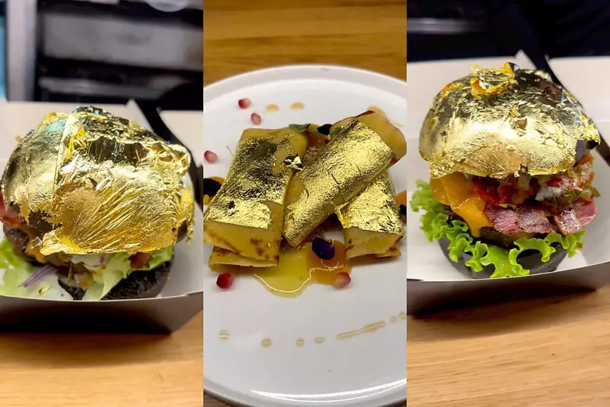 Cine e cu adevărat politicianul PSD care se laudă că vinde cel mai scump burger din lume, 6.200 de dolari, în foiță de aur