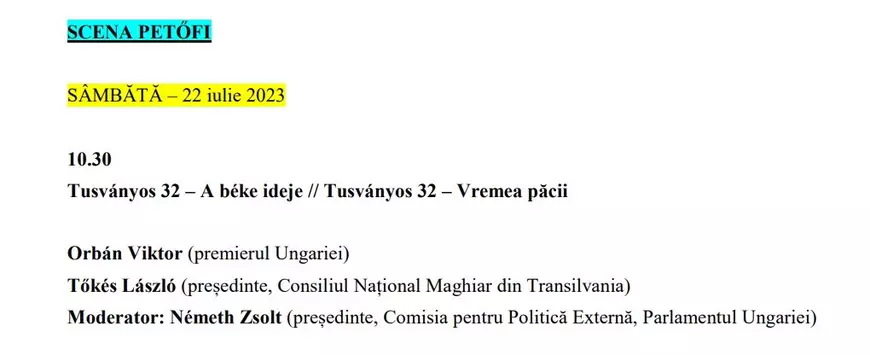 Viktor Orban revine la Băile Tușnad, după un an de la discursul cu caracter rasist şi xenofob
