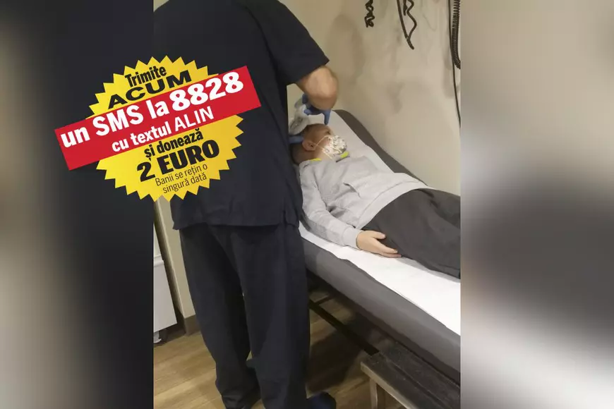 Bolnav de cancer, Alin trebuie să ajungă de două ori pe an în Turcia. Pentru o etapă a procedurilor vitale, băiatul are nevoie de 4.500 de euro