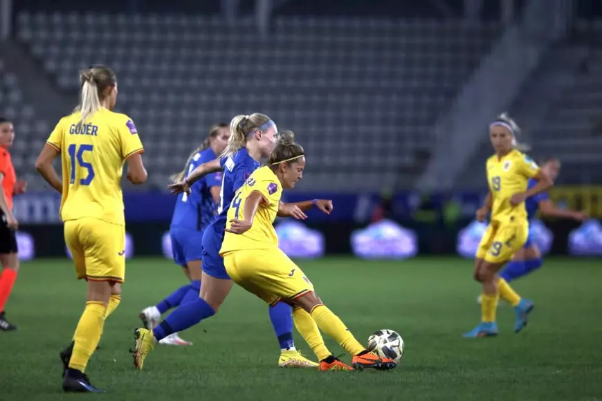Naționala feminină a României a pierdut la limită în fața Finlandei. Singurul gol, marcat din penalty
