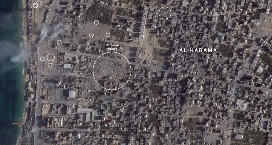 Secretul ofensivei terestre israeliene în Gaza a fost dezvăluit de o imagine din satelit, în cea mai clară observație de până acum