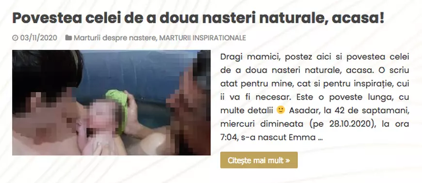 INVESTIGAȚIE. Fenomen care crește rapid în România: nașterile acasă. Iar statul privește de pe margine și mamele se inspiră de la influenceri