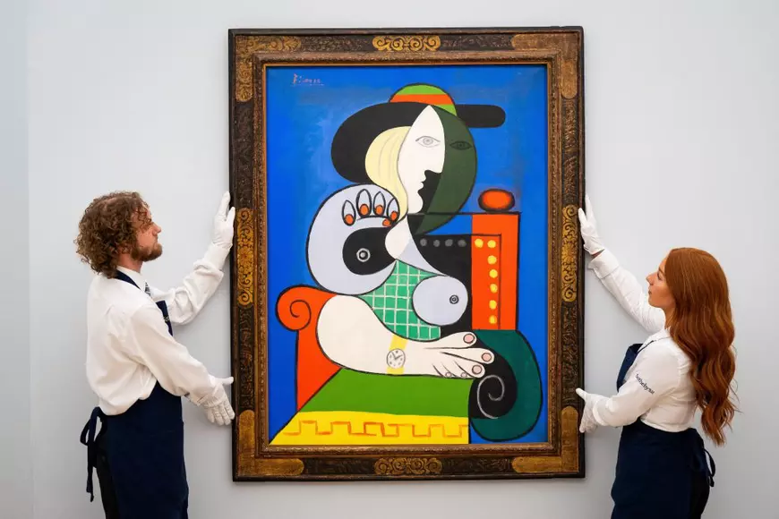 Suma cu care a fost vândut tabloul „Femme a la montre” al lui Picasso la licitație. A devenit a doua cea mai scumpă pictură a artistului spaniol