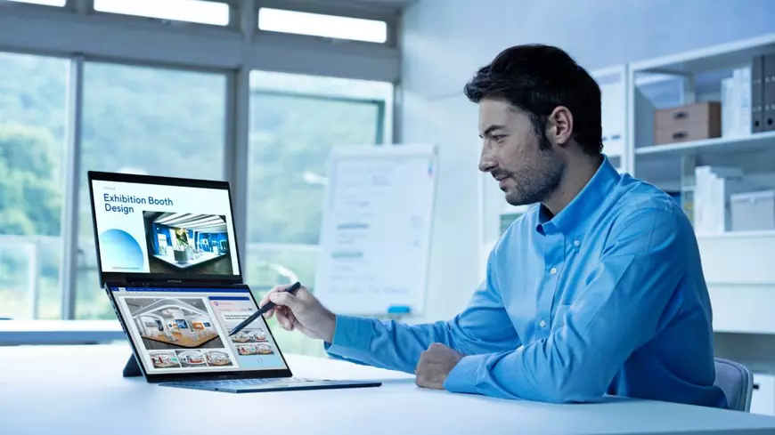 ASUS Zenbook DUO (UX8406): Descoperă o nouă eră a laptopurilor cu două ecrane OLED