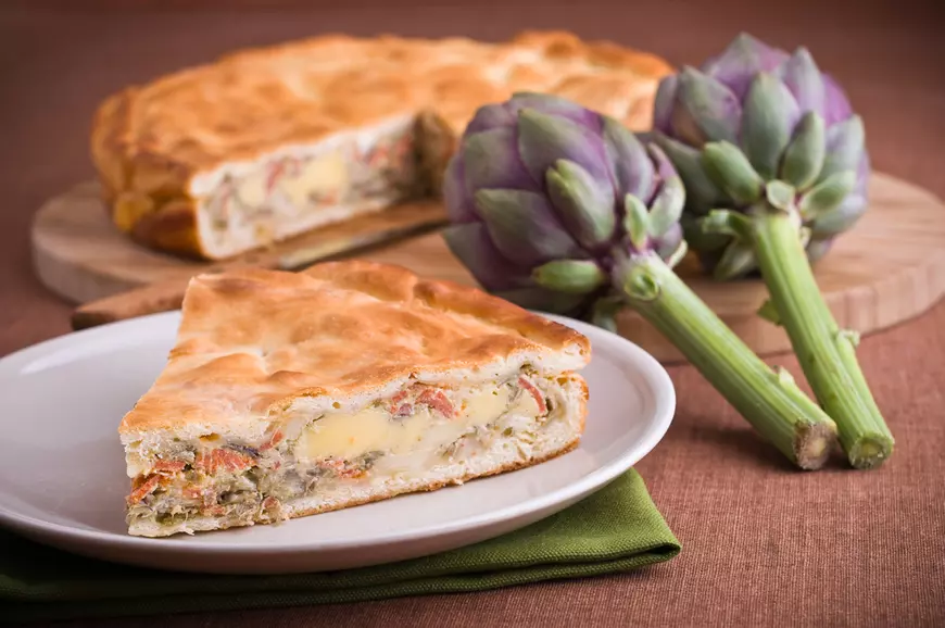 Plăcinta cu anghinare 