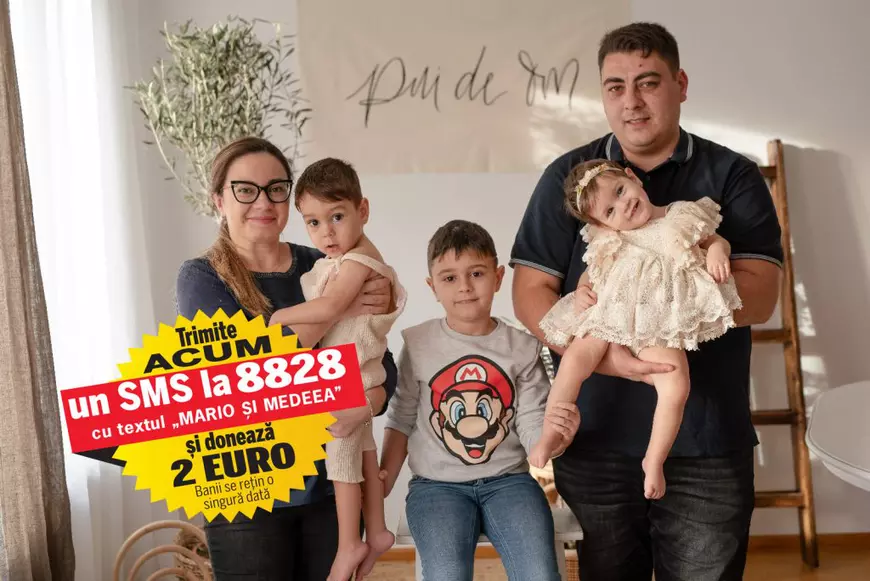 Mario și Medeea pot fi salvați cu ajutorul unui tratament genetic. „Vaccinul” pentru frații bolnavi de paraplegie spastică ereditară costă 1.200.000 de euro și poate fi făcut în Australia