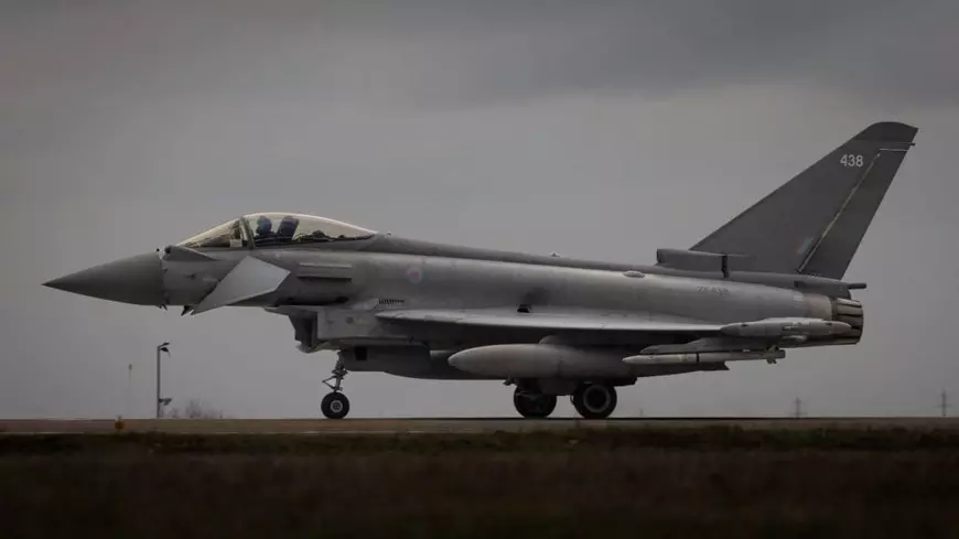 Patru avioane Typhoon ale Marii Britanii staționate în România au participat la apărarea Israelului, atacat de Iran