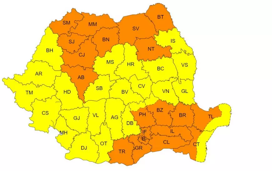 Cod portocaliu de vânt puternic în București și Ilfov, până diseară. Recomandările autorităților pentru populație
