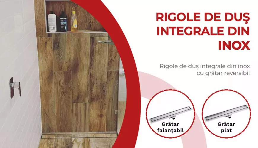 Dușul Walk-in îți transformă baia într-un spațiu perfect pentru relaxare