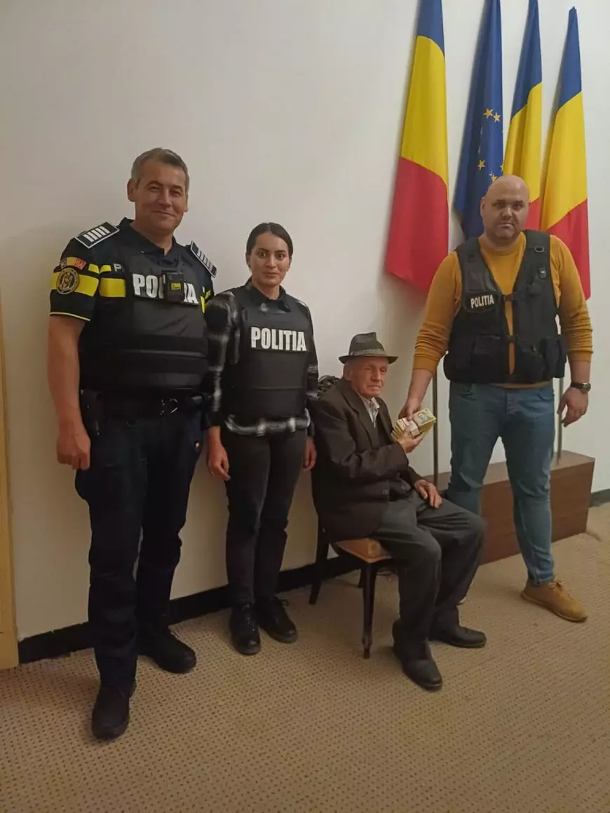 Un bătrân care tocmai scosese 25.000 de lei din bancă a fost jefuit și lăsat pe câmp de doi tineri care se oferiseră să-l ducă acasă