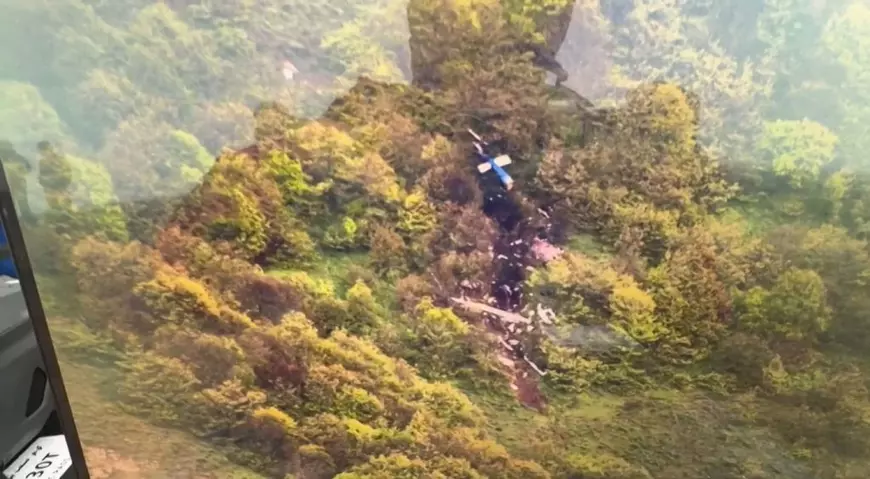 Locul accidentului de elicopter soldat cu moartea lui Raisi Foto: Profimedia
