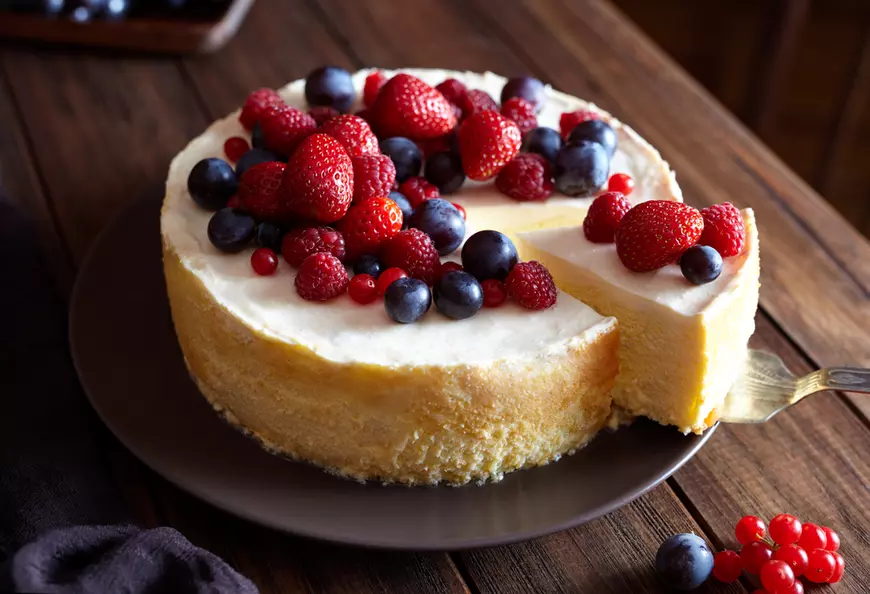 Cheesecake cu fructe