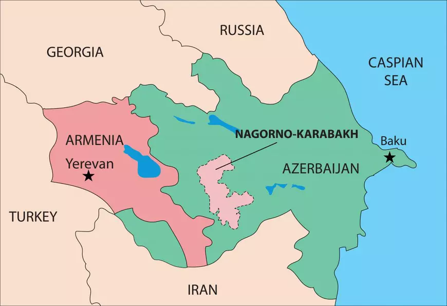 Armenia și Azerbaidjan au ajuns la un acord privind delimitarea unei părți a frontierei, după niște hărți din perioada sovietică. Patru sate își schimbă țara