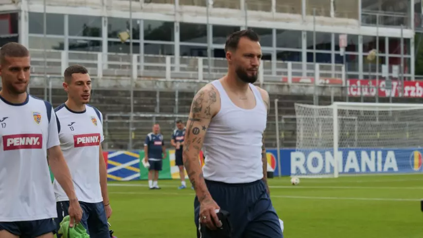 EURO 2024 | Au fost 16! Antrenament în efectiv redus, Edi Iordănescu a lăsat 10 jucători să se odihnească la hotel