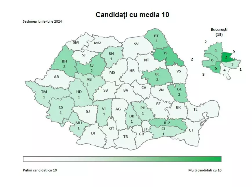 Bacalaureat 2024 | Cea mai mare rată de promovare din ultimii 15 ani. Cât de mult a crescut numărul notelor între 9,50 și 9,99. Rezultatele din mediul rural comparativ cu 2023