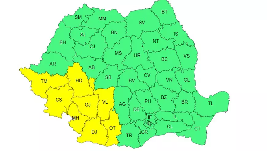 România, sub avertizări de caniculă, vijelii și grindină. Harta zonelor vizate. Cum va fi vremea în București