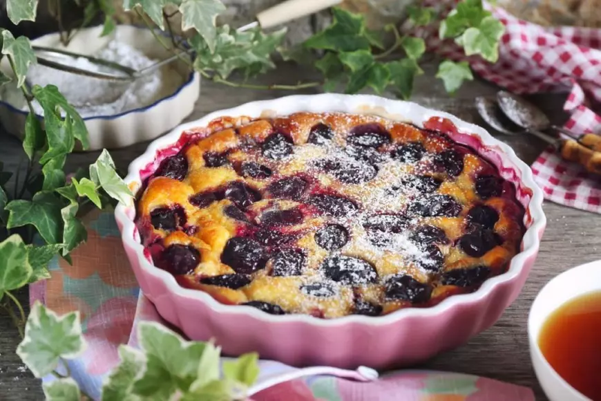 Clafoutis cu prune