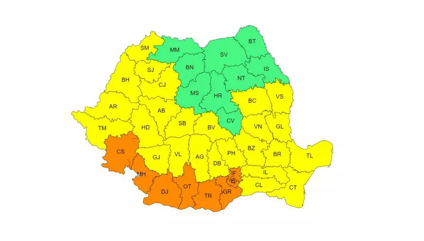 Valul de caniculă se extinde în aproape toată România. Maxime de până la 39 de grade Celsius. Harta zonelor aflate sub avertizări meteo