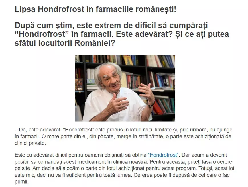 Imaginea Andreei Esca, a medicului Leon Dănăilă și sigla Guvernului, folosite într-o știre „scrisă” de inteligența artificială. Scopul: vânzarea unei creme