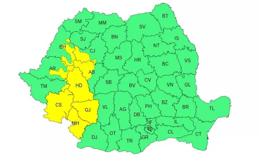 Meteorologii anunţă ploi în toată ţara, până joi. Vremea se răceşte în Bucureşti