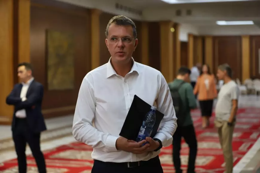 Ionuț Moșteanu - deputat și lider de grup al USR FOTO Dumitru Angelescu