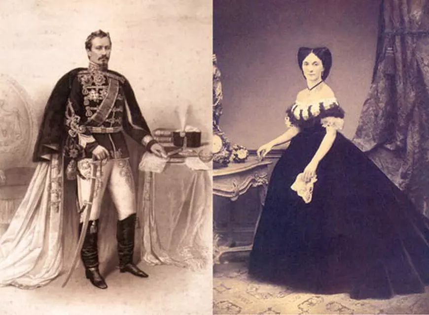 Alexandru Ioan Cuza şi Elena Cuza