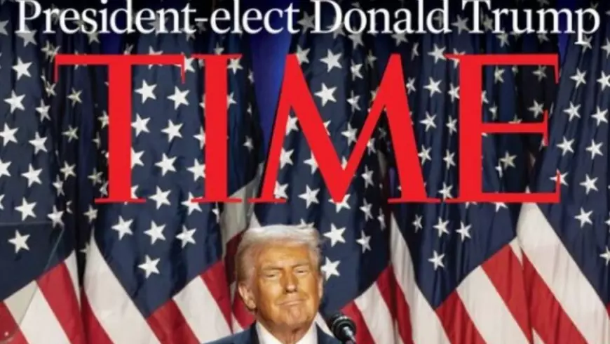 Donald Trump, pe coperta revistei TIME după ce a fost reales ca președinte al SUA