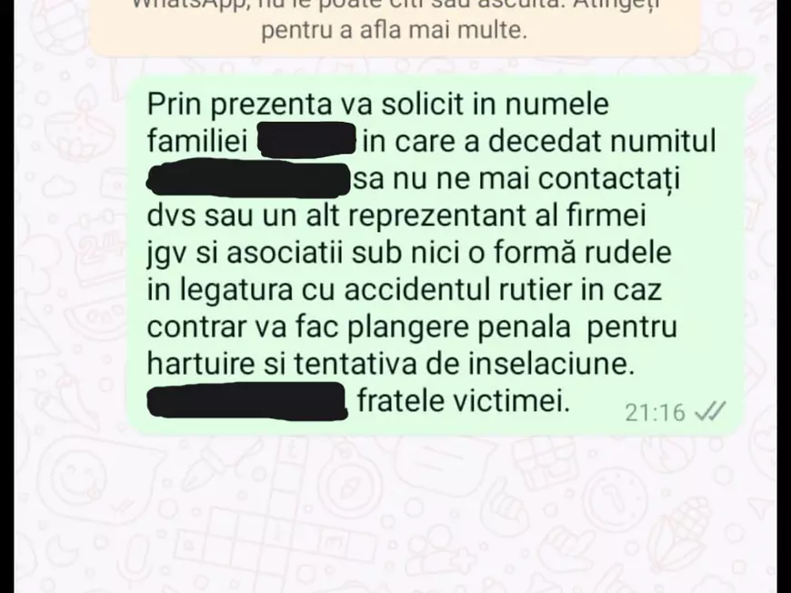 Un copil grav rănit într-un accident de autocar este executat silit de avocați. Întâi, aceștia s-au îndreptat împotriva tatălui