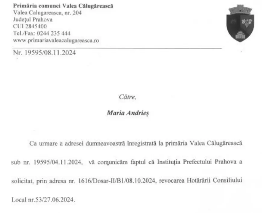 Cernobîlul de la Valea Călugărească, Prahova. Prefectul Emil Drăgănescu suspendă interdicția dată de autoritățile locale privind depozitarea de deșeuri periculoase în comună