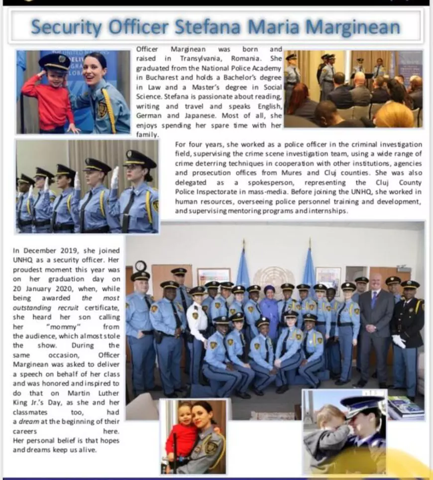 Povestea româncei care a stat 40 de minute nemișcată în spatele lui Joe Biden, la sediul ONU. Ștefana l-a escortat și pe Volodimir Zelenski