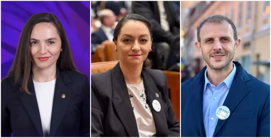 Anamaria Gavrilă, șefa POT, sora, Bianca Gavrilă și partenerul de viață, Cristian Popa. Fotografii: Facebook