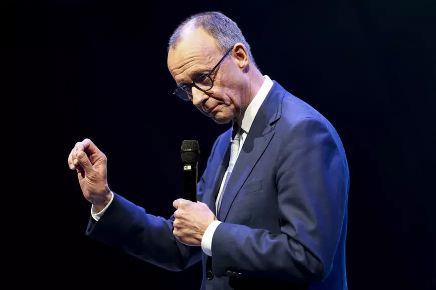 Candidatul CDU pentru funcția de cancelar, Friedrich Merz. Foto Profimedia